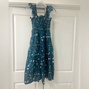 Hill House Home Ellie Nap Dress in Moody Floral Poplin